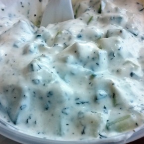 Khyar bi Laban (Cucumber Yogurt Salad)